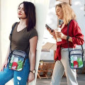 PVC Crossbody Messenger Stadium Clear Bag