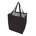 Non-Woven Insulated zipper Grocery Tote Bag (13"X15"X9")