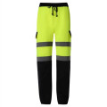 Hi Vis Safety Sweatpants Class E Reflective Tape Joggers