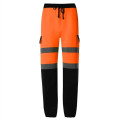 Hi Vis Safety Sweatpants Class E Reflective Tape Joggers