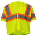 Hi Vis Reflective Tape Mesh Class 3 Safety Hook & Loop Vest
