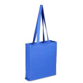 100% Cotton Canvas Sheeting Tote Bag W/ All Side Gusset