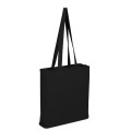 100% Cotton Canvas Sheeting Tote Bag W/ All Side Gusset
