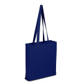100% Cotton Canvas Sheeting Tote Bag W/ All Side Gusset