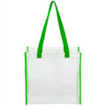 PVC Transparent Stadium Approved Clear Tote Bag (12"X12"X6")