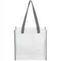 PVC Transparent Stadium Approved Clear Tote Bag (12"X12"X6")