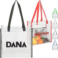 PVC Transparent Stadium Approved Clear Tote Bag (12"X12"X6")