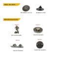 1" Custom Lapel Pins - Photo Etched