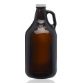 64 Oz. Amber Glass Growlers