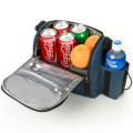 6-Can rPET Recycled 600D Polyester Insulated Eco Cooler Bag