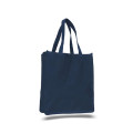 12 Oz. Cotton Canvas Jumbo Shopper Tote Bag With Gusset