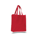 12 Oz. Cotton Canvas Jumbo Shopper Tote Bag With Gusset