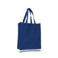 12 Oz. Cotton Canvas Jumbo Shopper Tote Bag With Gusset