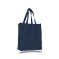 12 Oz. Cotton Canvas Jumbo Shopper Tote Bag With Gusset