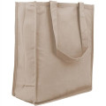 12 Oz. Cotton Canvas Jumbo Shopper Tote Bag With Gusset