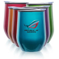 12 Oz. Shelby Stemless Wine Glasses W/ Convenient Lid