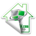 House Stock Shape Stickers