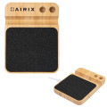 10W Bamboo Wireless Charger With Pen Holder