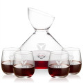Woodbury Carafe & Crestview Stemless Wine