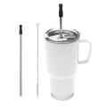 20 Oz. Fulton Stainless Steel Mug With Straw