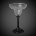 10 oz. LED Margarita w/ Black Stem & Frosted Top