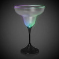 10 oz. LED Margarita w/ Black Stem & Frosted Top