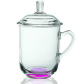 13 oz. Glass Tea Cups with Lids