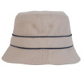 Cotton Bucket Hat with Trim