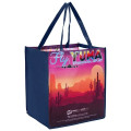 Sublimated PET Non-Woven Grocery Tote Bag