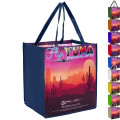 Sublimated PET Non-Woven Grocery Tote Bag