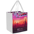 Sublimated PET Non-Woven Grocery Tote Bag