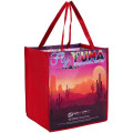 Sublimated PET Non-Woven Grocery Tote Bag