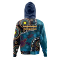 100%Cotton Full Color Reactive Digital Print Pullover Hoodie