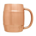 14 oz. Copper Coated S/S Moscow Mule Barrel Mug