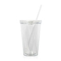 Light Up Travel Cup with Lid and Straw