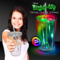 Light Up Travel Cup with Lid and Straw