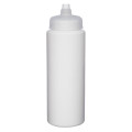 32 oz. HDPE Plastic Water Bottles with Quick Shot Lid