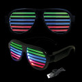 Sound Reactive LED Slotted Glasses