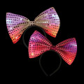 LED Sequin Bow Headband