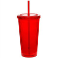 20 oz. Double Wall Acrylic Tumbler With Straw