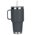 35 Oz YETI® Stainless Steel Insulated Travel Mug W/ Handle