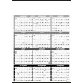 Triumph® Calendars Black & White Time Management Span-A-Y...