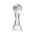Soccer Ball Award on Grafton Base - Clear