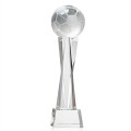 Soccer Ball Award on Grafton Base - Clear