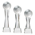 Soccer Ball Award on Grafton Base - Clear