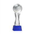 Soccer Ball Award on Grafton Base - Blue