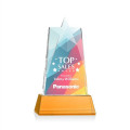 Millington Star VividPrint™ Award on Base - Amber