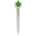 Cannabis Leaf Squeeze Top Pen