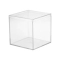 4" x 4" x 4" Clear Plastic Box