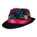 Neon String Fedora 